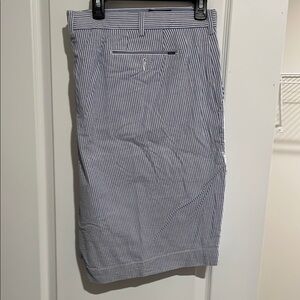 Polo by Ralph Lauren Blue Seersucker Striped Short